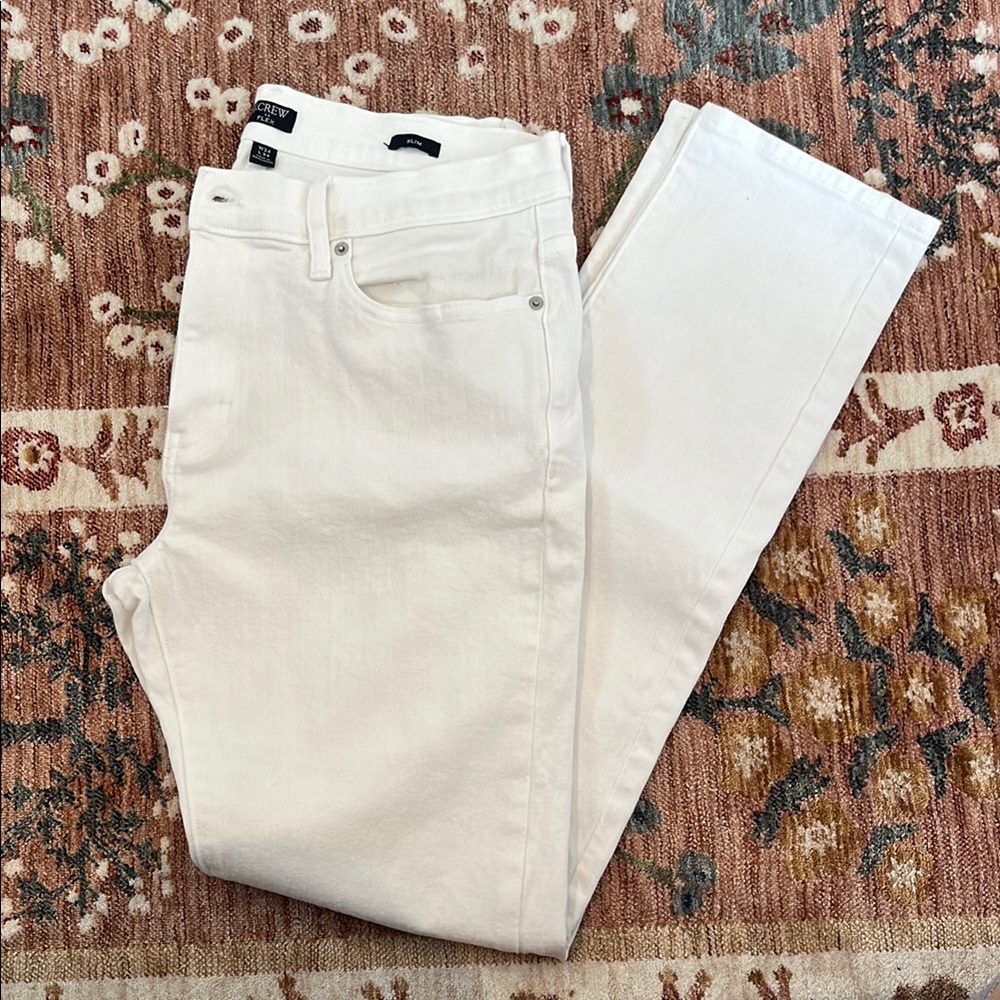 Men’s White J Crew Jeans